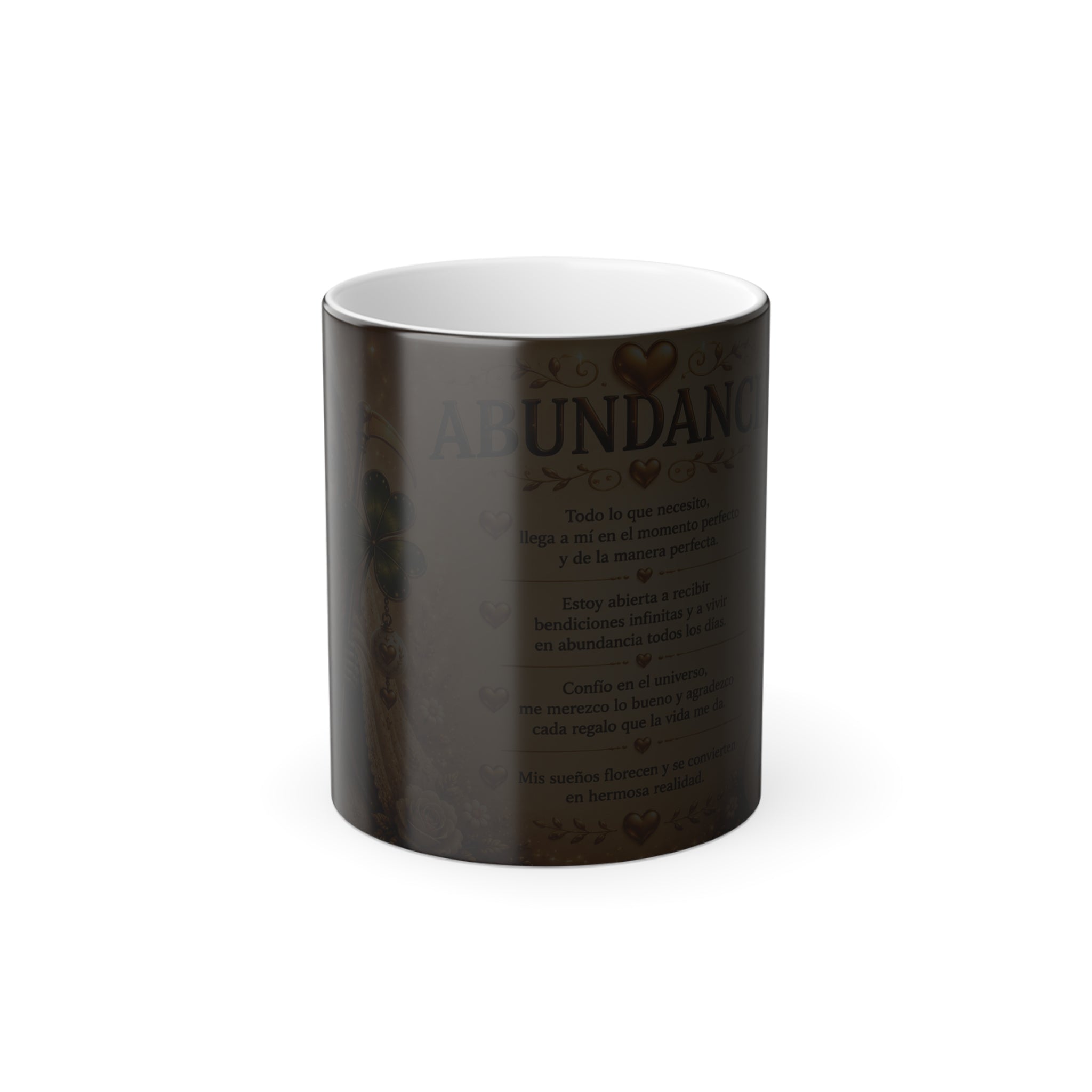 Abundancia Color-Changing Mug — Spanish Blessing Prayer 11oz