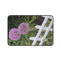 Allium Bloom Desk Mat — Purple Flower Garden Mouse Pad