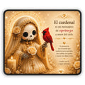 Copy of Gaming Mouse Pad — El Cardenal: Mensajero de Esperanza (Cute Skeleton with Cardinal)