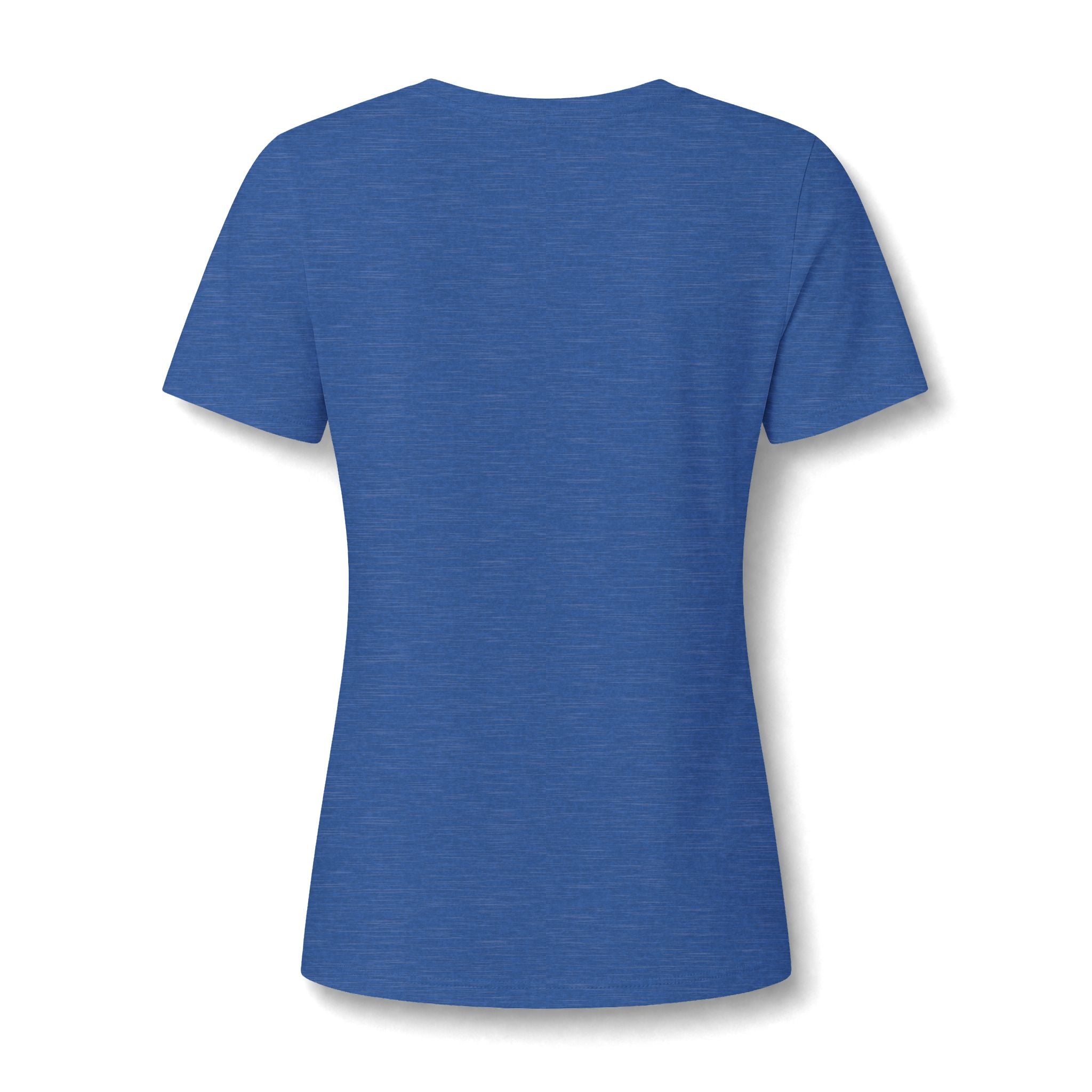 Good Vibes Only Women's V-Neck Tee – Relaxed Heather Graphic T-Shirt