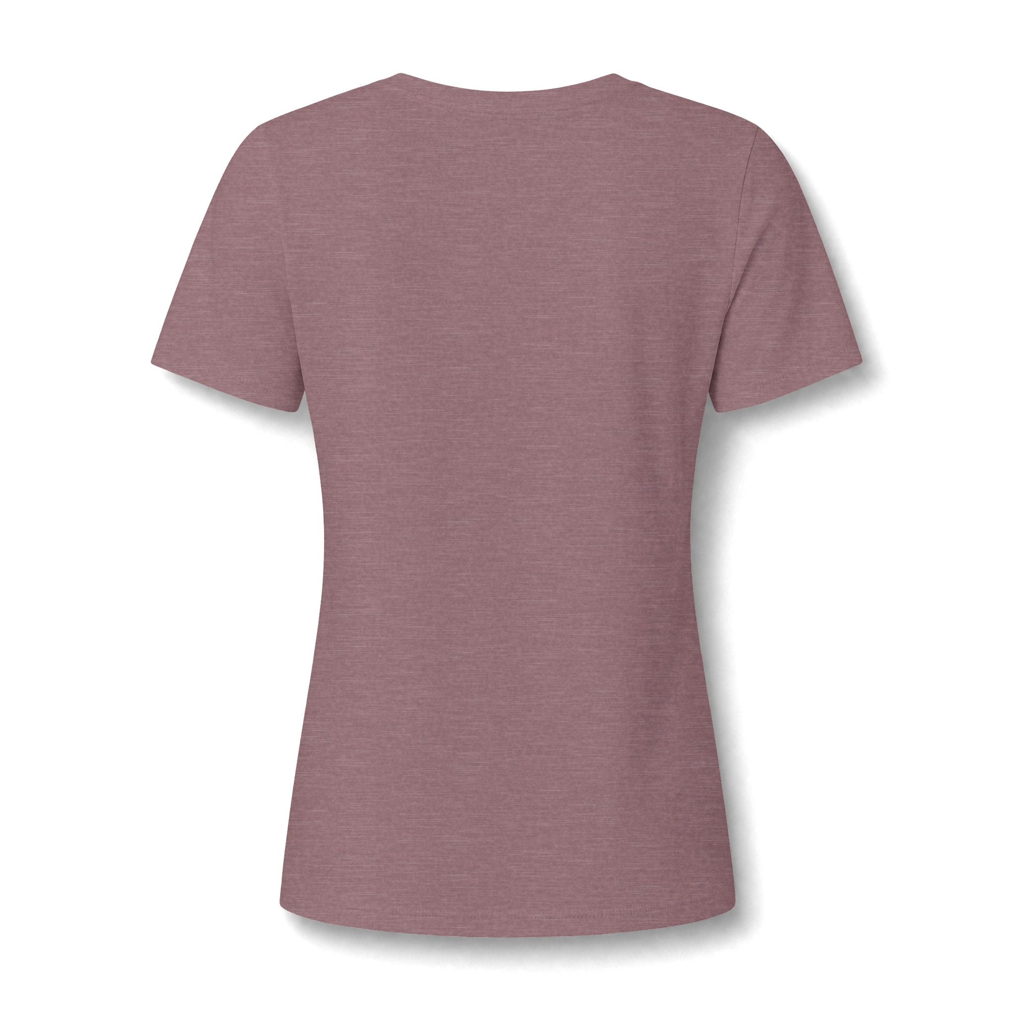 Good Vibes Only Women's V-Neck Tee – Relaxed Heather Graphic T-Shirt