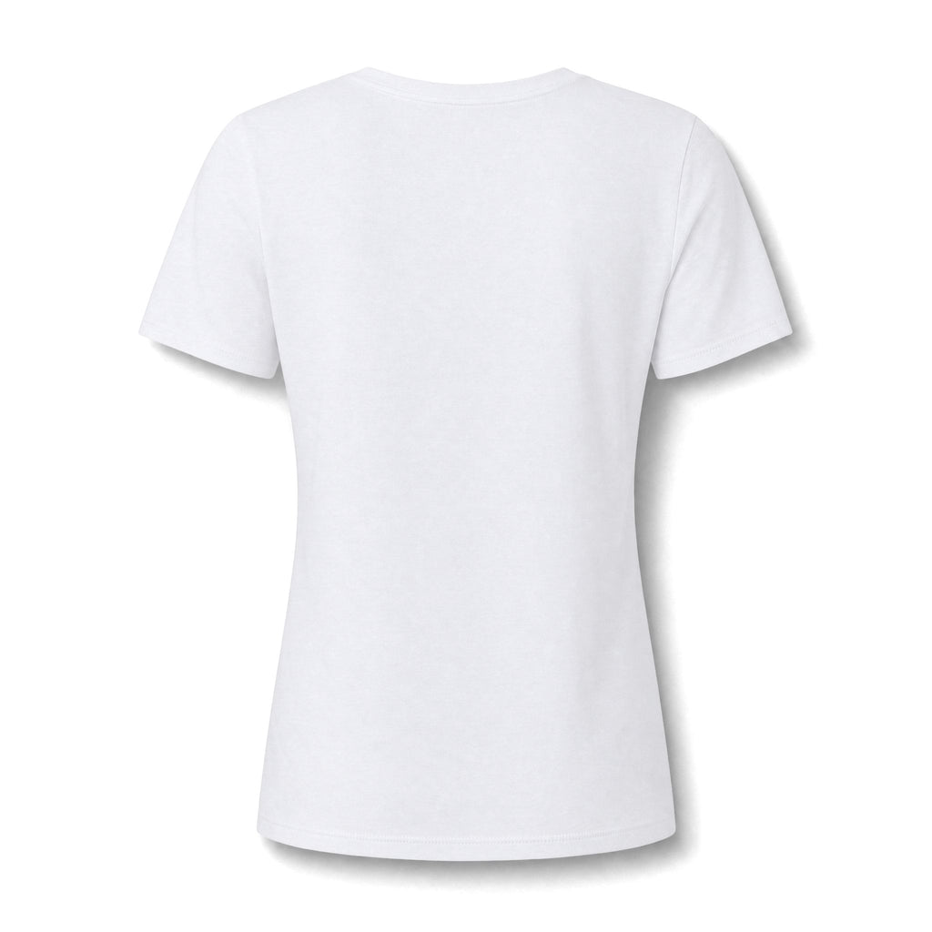 Good Vibes Only Women's V-Neck Tee – Relaxed Heather Graphic T-Shirt