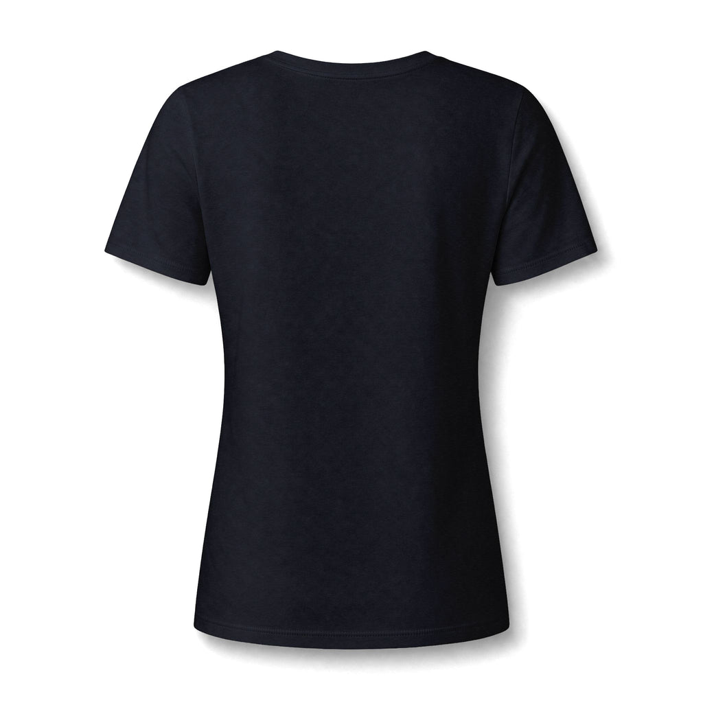 Good Vibes Only Women's V-Neck Tee – Relaxed Heather Graphic T-Shirt