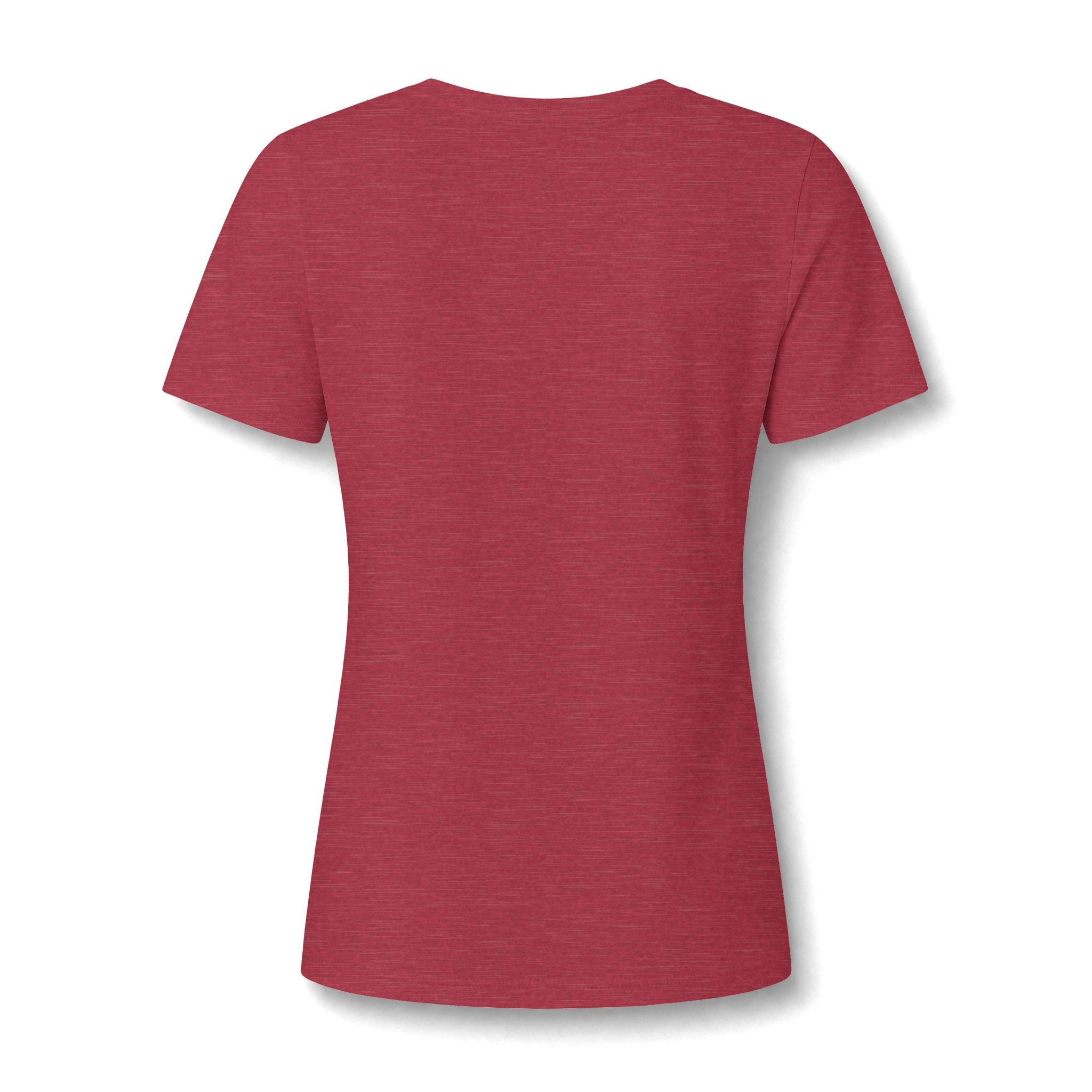 Good Vibes Only Women's V-Neck Tee – Relaxed Heather Graphic T-Shirt
