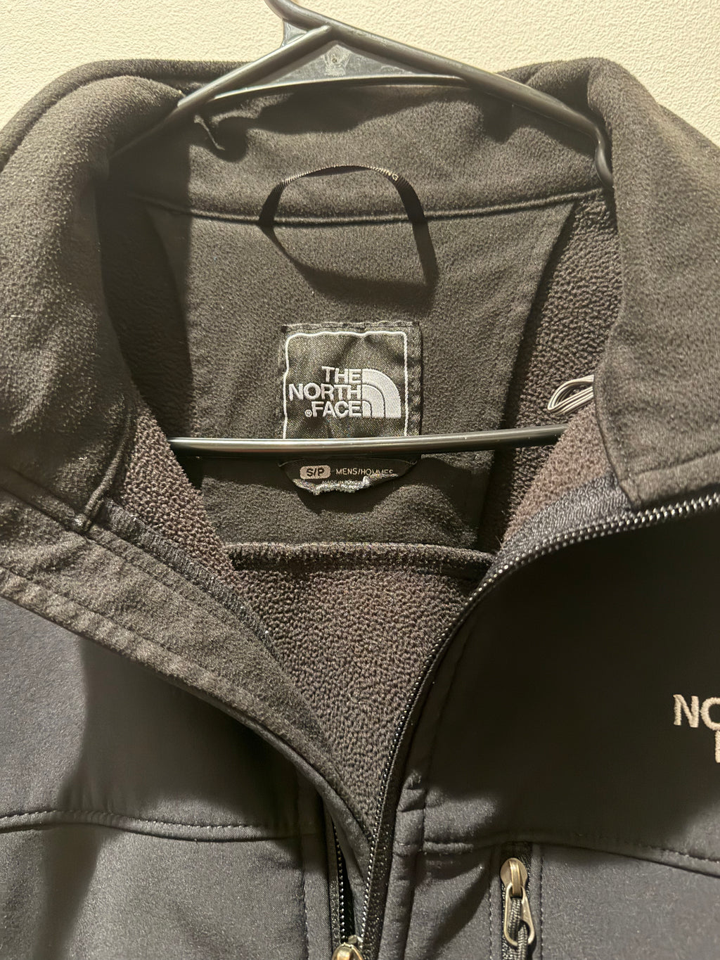 The North Face Men's Black Soft Shell Jacket Size Small Full Zip